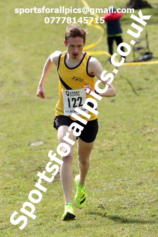 Masters men 2021 NECAA Cross Country Relays, Thornley Farm, Peterlee, Saturday, April 10th. Photo: David T. Hewitson/Sports for All Pics
